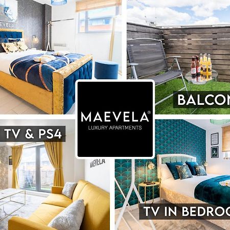 Maevela Apartments - Ultra Lavish Luxury 2 Bed Apartment City Centre - With Balcony - Free Secure Parking - Ps4 & Smart Tv'S バーミンガム エクステリア 写真