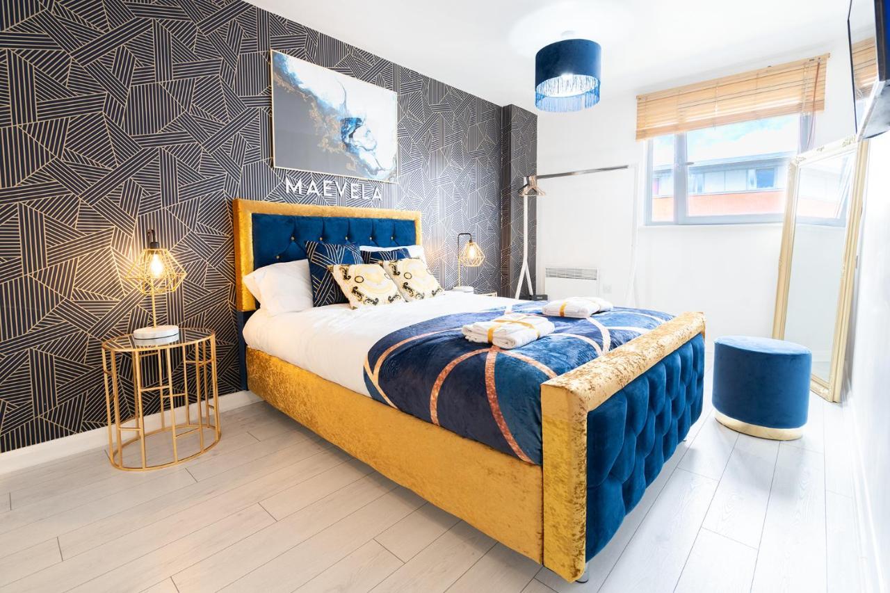 Maevela Apartments - Ultra Lavish Luxury 2 Bed Apartment City Centre - With Balcony - Free Secure Parking - Ps4 & Smart Tv'S バーミンガム エクステリア 写真