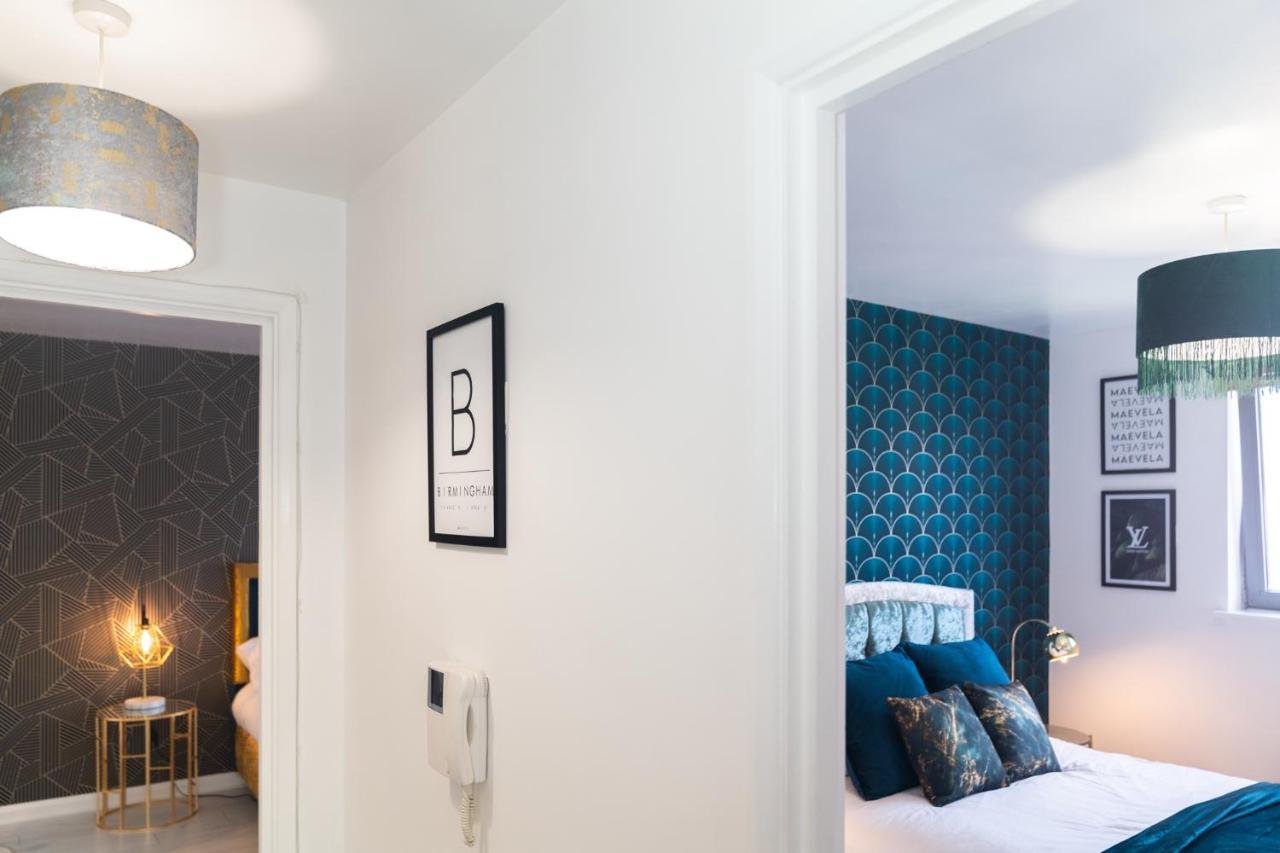 Maevela Apartments - Ultra Lavish Luxury 2 Bed Apartment City Centre - With Balcony - Free Secure Parking - Ps4 & Smart Tv'S バーミンガム エクステリア 写真