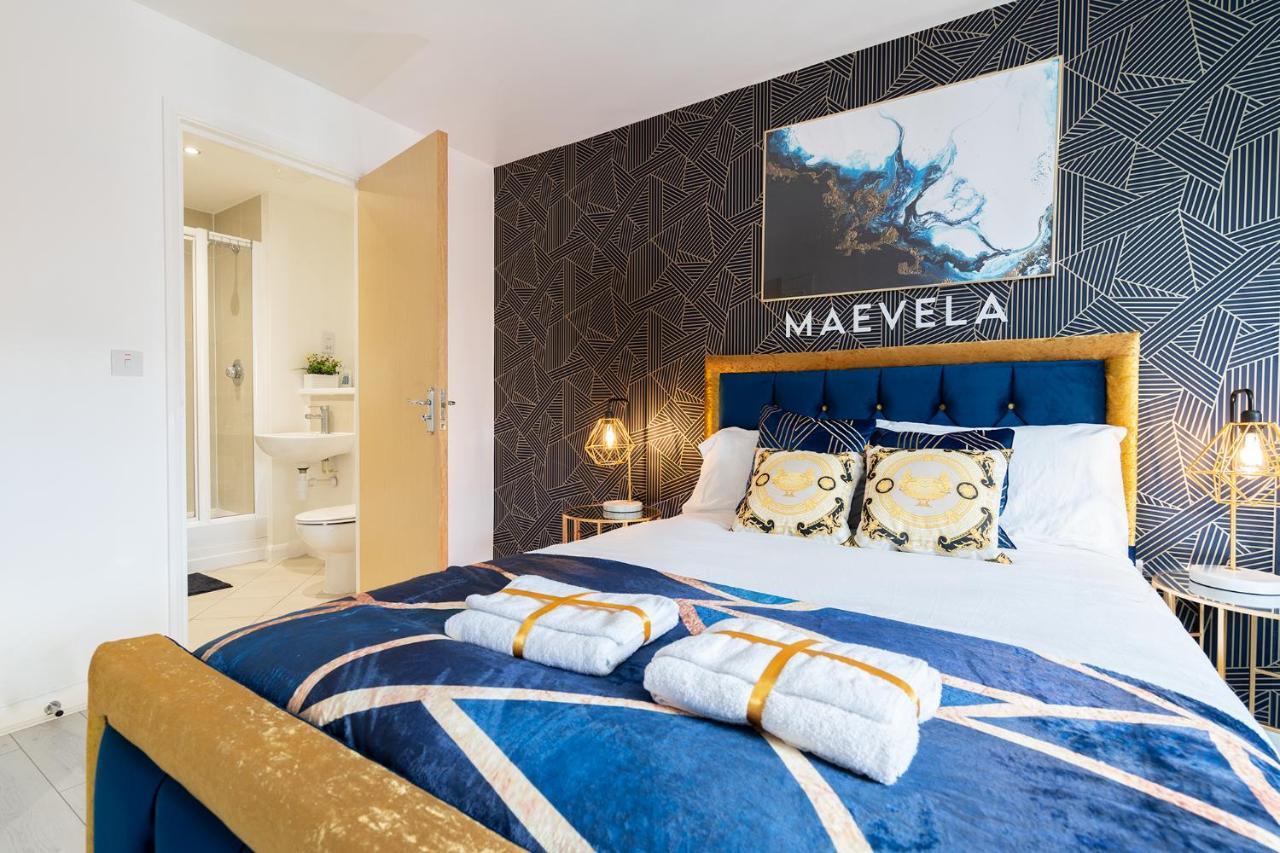 Maevela Apartments - Ultra Lavish Luxury 2 Bed Apartment City Centre - With Balcony - Free Secure Parking - Ps4 & Smart Tv'S バーミンガム エクステリア 写真