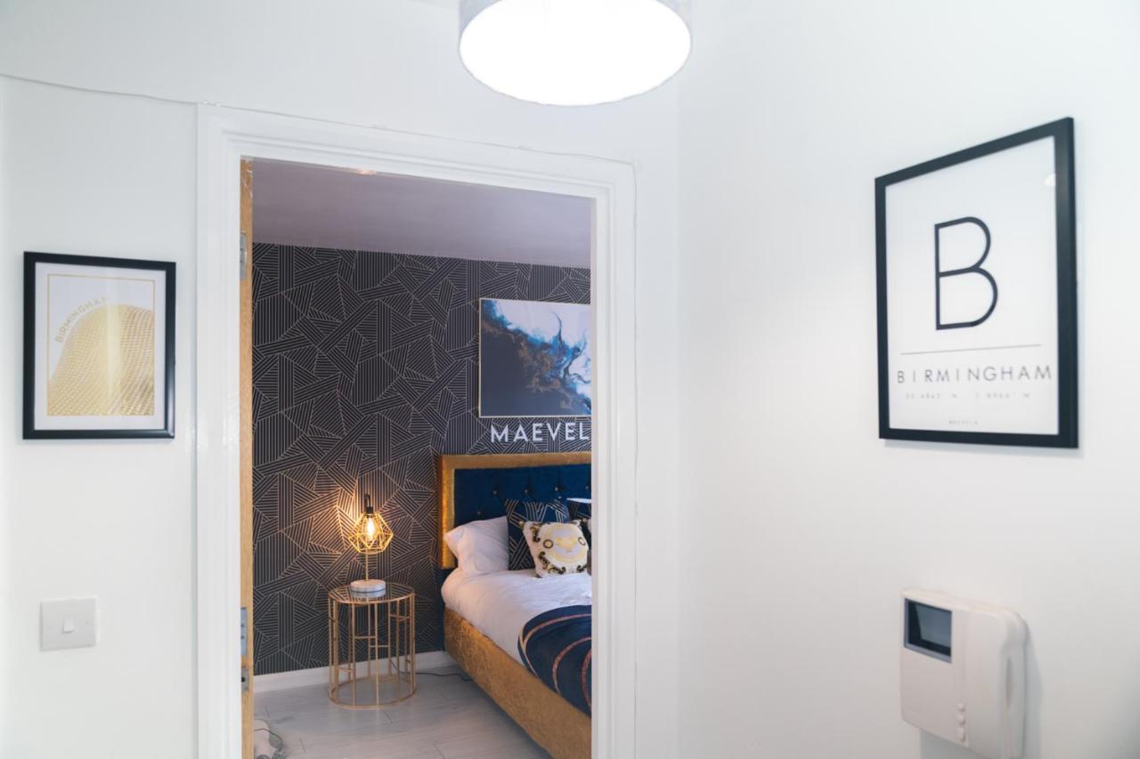 Maevela Apartments - Ultra Lavish Luxury 2 Bed Apartment City Centre - With Balcony - Free Secure Parking - Ps4 & Smart Tv'S バーミンガム エクステリア 写真