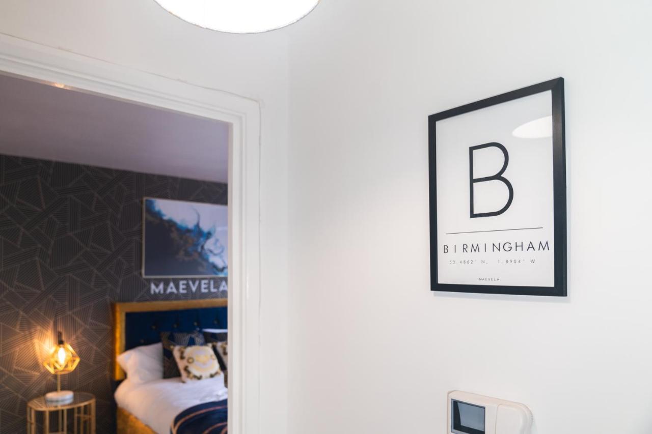 Maevela Apartments - Ultra Lavish Luxury 2 Bed Apartment City Centre - With Balcony - Free Secure Parking - Ps4 & Smart Tv'S バーミンガム エクステリア 写真