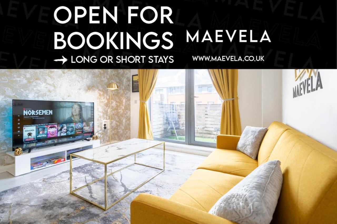 Maevela Apartments - Ultra Lavish Luxury 2 Bed Apartment City Centre - With Balcony - Free Secure Parking - Ps4 & Smart Tv'S バーミンガム エクステリア 写真